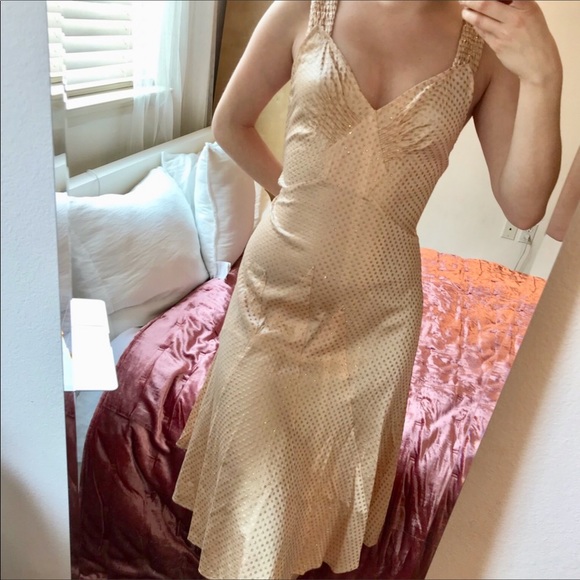 Marc Jacobs Dresses & Skirts - Mark Jacobs Peachy Nude Silk Dress SZ M